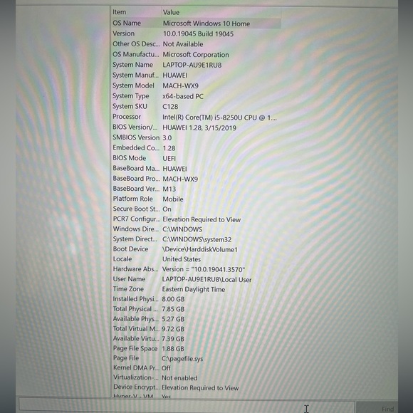 Huawei MateBook X Pro Signature Edition in good working condition - Picture 9 of 10